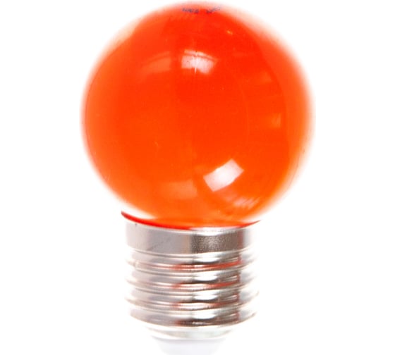 Изображение товара Лампа Neon-Night шар E27 3 LED диаметр 45 красная 405-112
