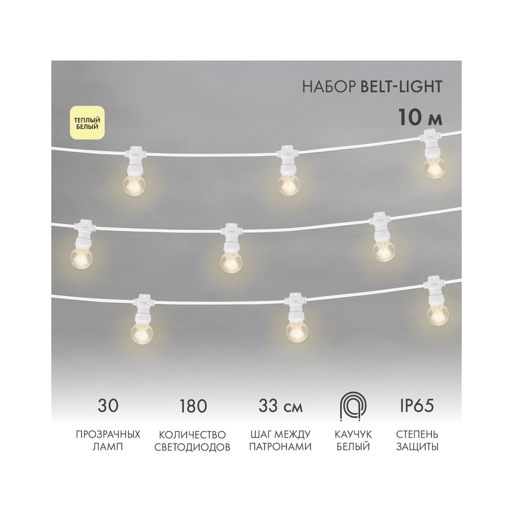 Гирлянда Neon-Night LED Galaxy Bulb String 331-306