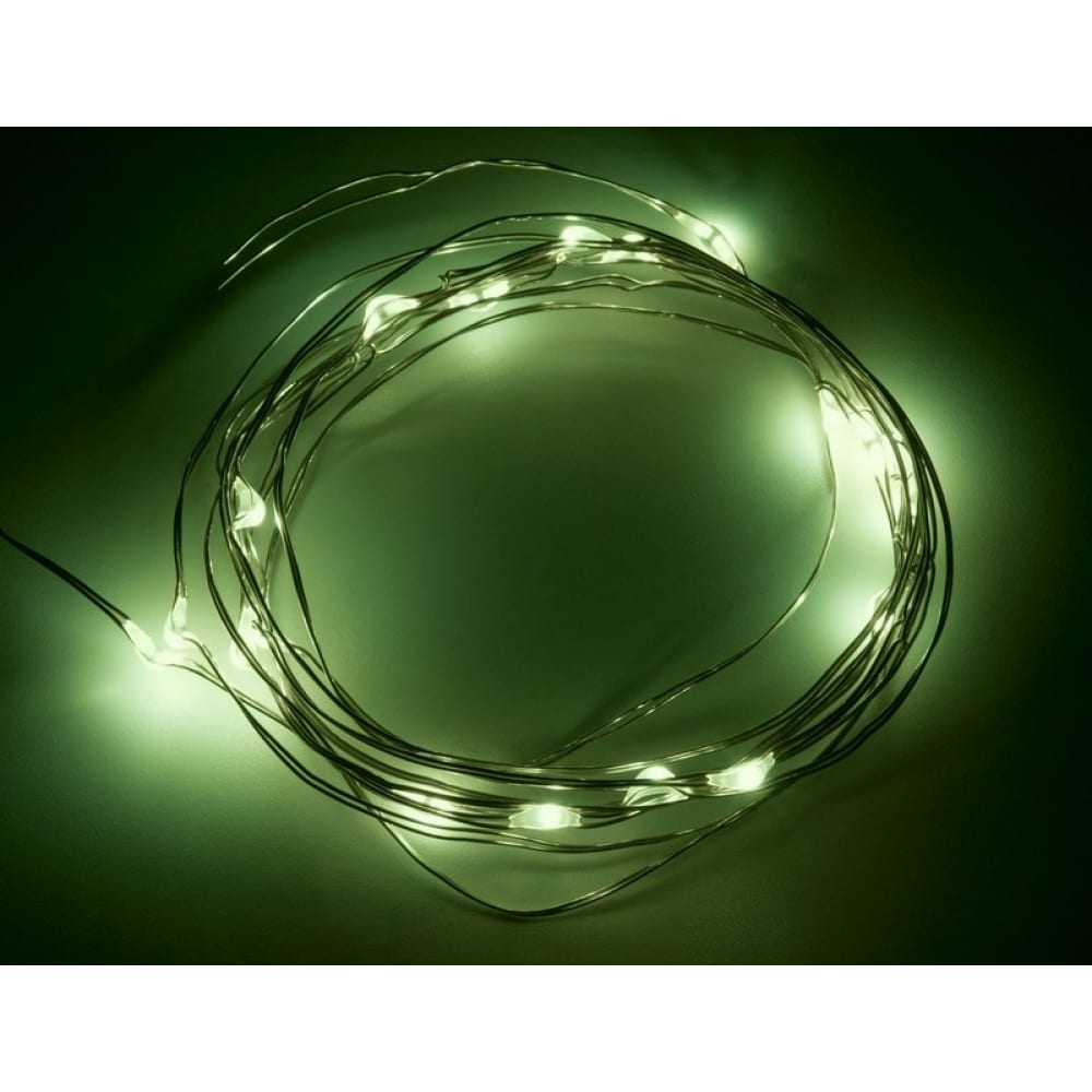 Купить Гирлянда neon-night роса 2м 20 led зеленые (2хcr2032 в комплекте) 303-008