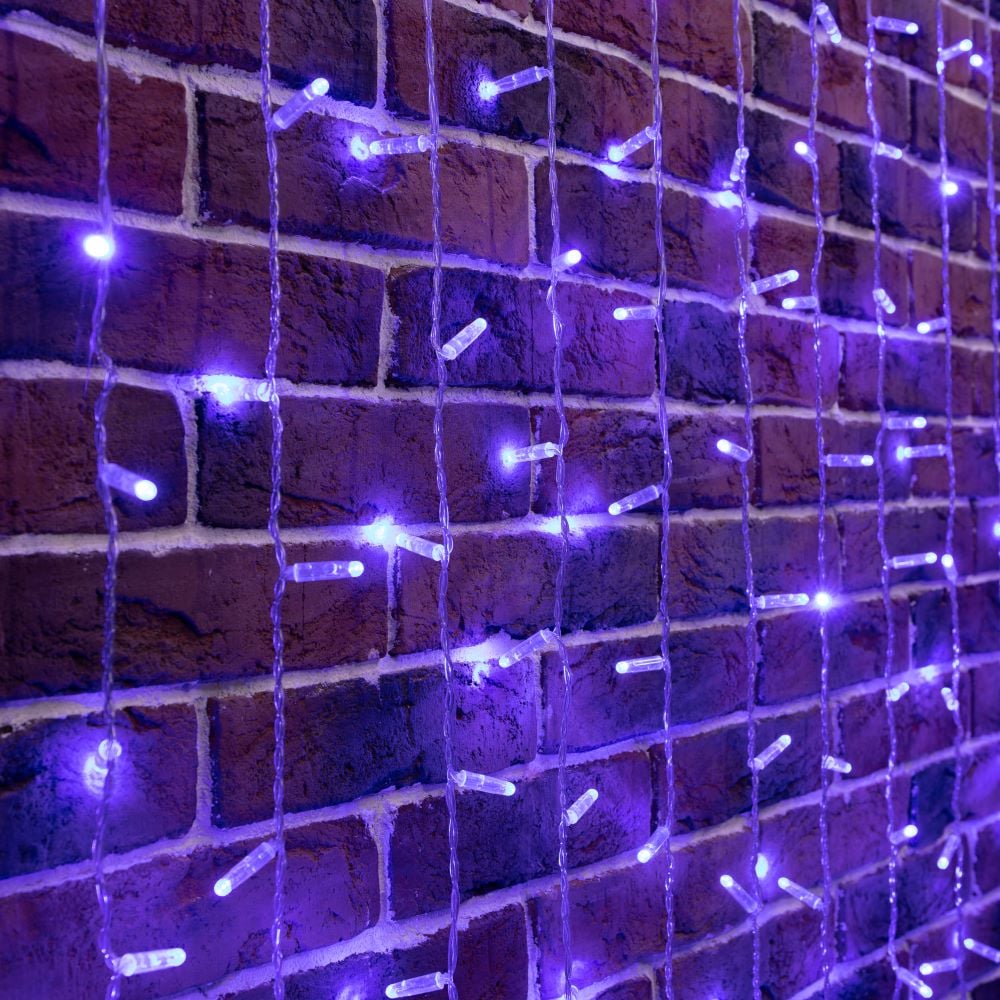 Изображение товара Гирлянда Neon-Night Занавес 2x6м 768 LED синяя уличная с высокой степенью защиты IP65