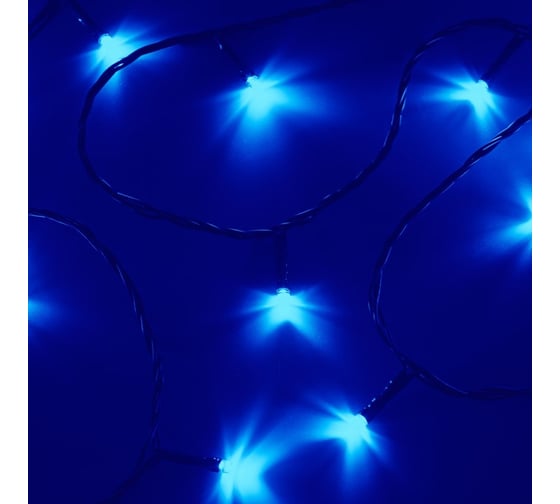 Изображение товара Гирлянда Neon-Night Твинкл Лайт, 15м, темно-зеленый ПВХ, 120 LED синий 303-053