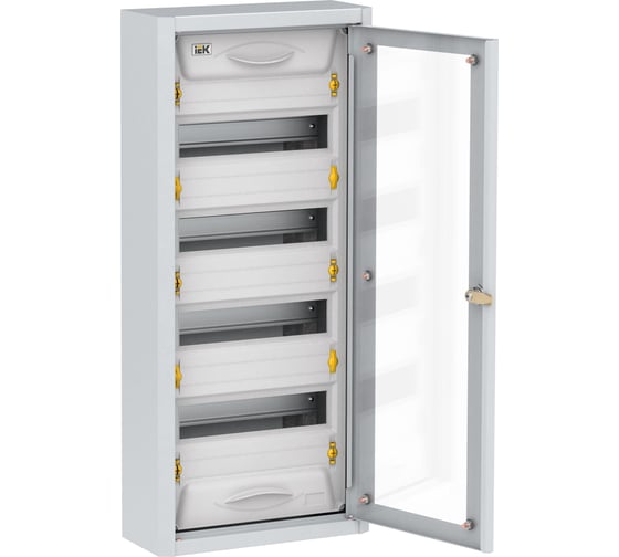 Изображение товара Корпус IEK Titan 5 щрн-48 прозрачная дверь, Ip31, ухл3, металлический MKM16-N-048-31-Z-U