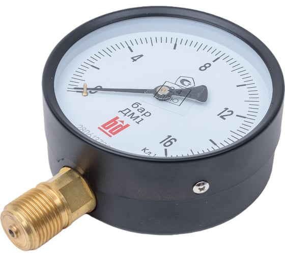 Изображение товара Манометр ДМ 1 Т2 100 Р (0-16) бар, кл.1,5, G1/2 BD 1151100015