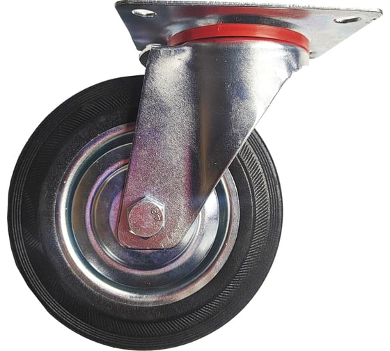 Изображение товара Колесо для строительных лесов поворотное 160 мм с подшипником SAMGRUPP SAMC-027001160