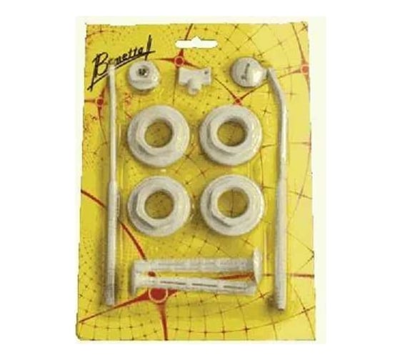 Изображение товара Набор комплектующих для радиатора Bimetta 1/2", с кронштейном 10018 (9 предметов) 28238