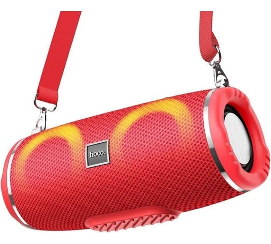 Изображение товара Колонка Hoco Bluetooth hc12 sports bt5.0, 2x5w, aux/fm/microsd/microusb/usb, rgb, громкость +/- кра 0L-00057095