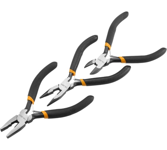 Изображение товара Набор мини пассатижей и бокорезы TOLSEN 3 предмета 10038