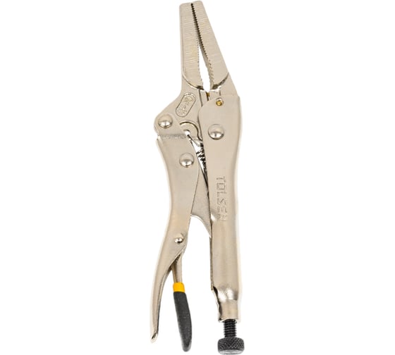 Изображение товара Зажим с фиксатором TOLSEN 165 мм, тонконосый 10381