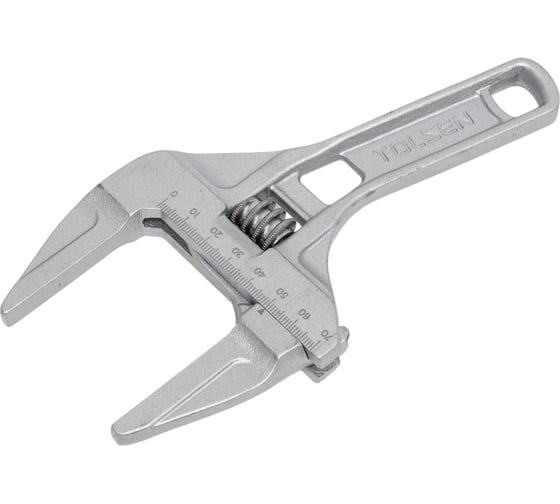 Изображение товара Разводной ключ TOLSEN 205x68 мм, алюминиевый 15303