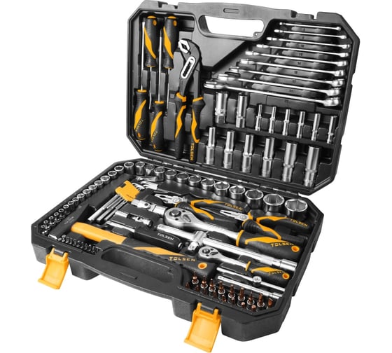 Изображение товара Универсальный набор инструментов TOLSEN 116 предметов 85354