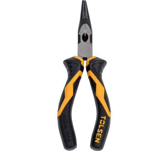 Изображение товара Пассатижи TOLSEN GRIPRO тонконосые, 160 мм, загнутые 10023