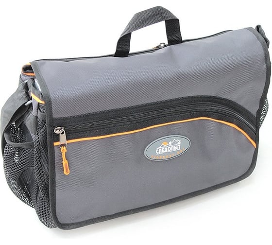 Изображение товара Рыболовная сумка Следопыт street fishing bag, 30x38x16 см, серый + 3 коробки 2 luno 20/1 luno PF-BBK-03
