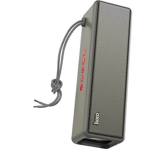 Изображение товара Колонка Hoco Bluetooth hc3 bounce bt5.0, 2x5w, aux/tws/fm/microsd/usb, ipx4 серый 0L-00050219
