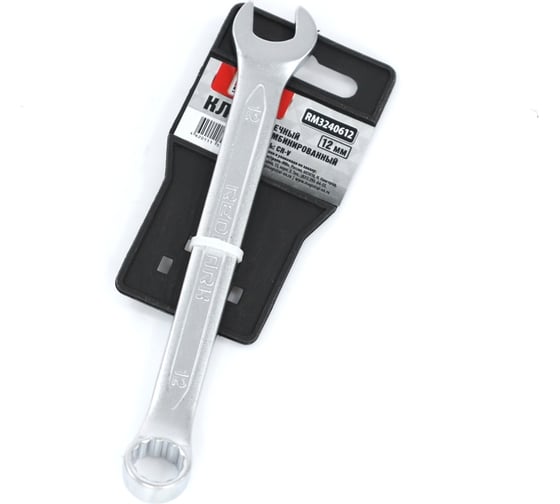 Изображение товара Комбинированный гаечный ключ REDMARK 12x12 мм, холодный штамп, CR-V RM3240612