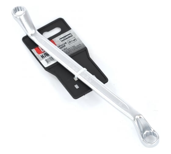 Изображение товара Накидной коленчатый ключ REDMARK 10x11 мм, холодный штамп, CR-V RM3240703