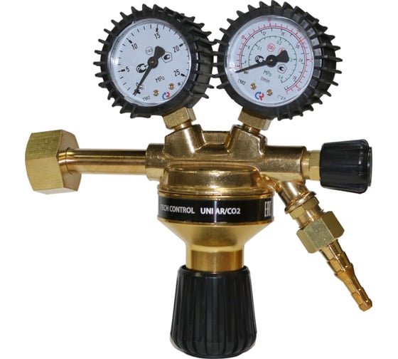 Изображение товара Регулятор расхода газа универсальный ТECH CONTROL UNI AR/CO2 ArR-128 Сварог 95248