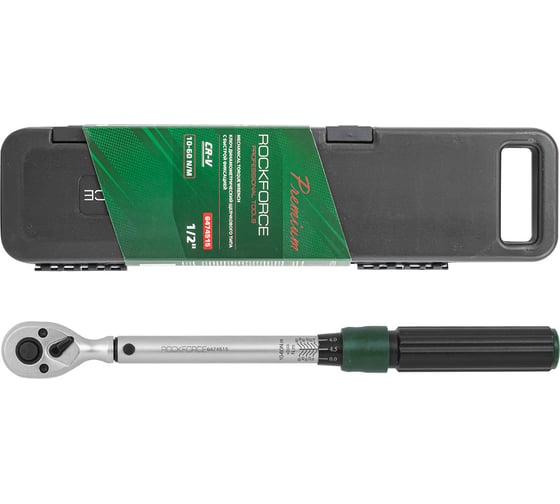 Изображение товара Динамометрический ключ щелчкового типа Rockforce Premium 1/2 RF-6474515(52882)