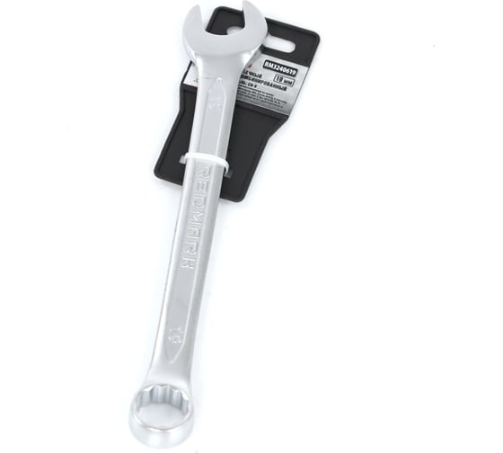 Изображение товара Комбинированный гаечный ключ REDMARK 19x19 мм, холодный штамп, CR-V RM3240619