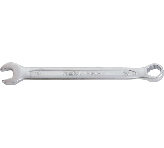 Изображение товара Комбинированный гаечный ключ REDMARK 10x10 мм, холодный штамп, CR-V RM3240610