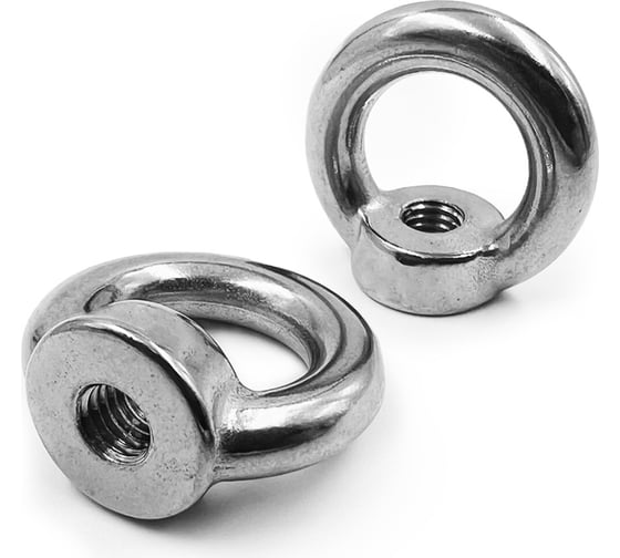Изображение товара Рым-гайка KREPFIELD нержавеющая, М16 art 582, А2, 1 шт. в упак. 582А2РЫМГАЙКАМ16-1