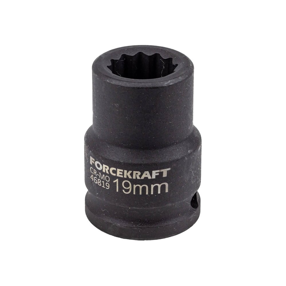 Изображение товара Головка ударная 12-гранная 19 мм 3/4 DR fk-46819 Forcekraft