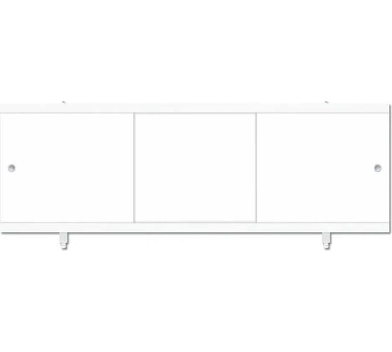 Изображение товара Экран панельный встраиваемый монолит-м 1.48 м белый, артикул 4607062693056, МетаКам