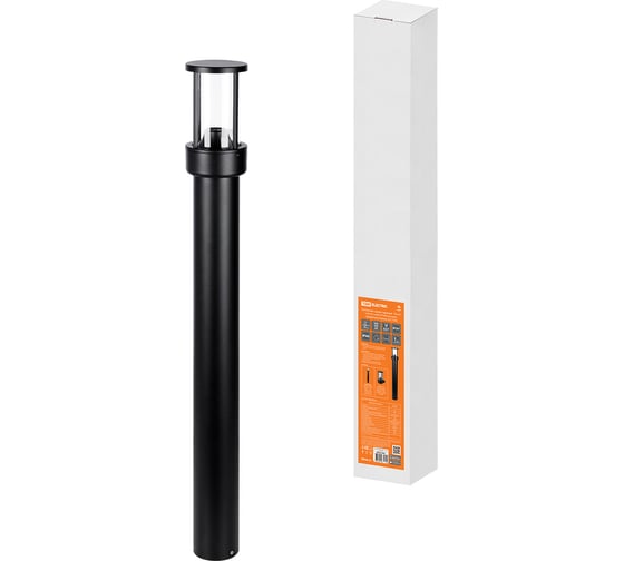 Изображение товара Садово-парковый светильник TDM ELECTRIC "лахти" 1x60 Вт, столб, h1000 мм алюминий, прозрачное/черный, Е27, SQ0330-2007