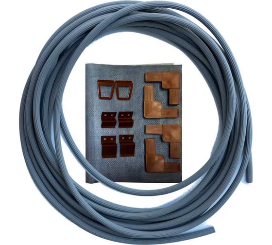 Изображение товара Набор для ремонта москитной сетки коричневый 1,6x0,8м KOMFORT москитные системы НР00018