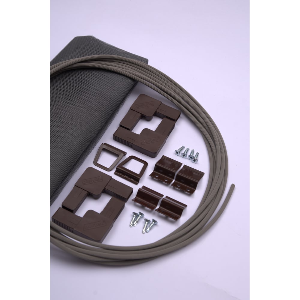 Изображение товара Набор для ремонта москитной сетки KOMFORT коричневый 1,6x1,2м НР0020