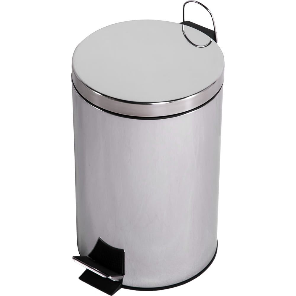 Изображение товара Урна с педалью G-teq 20л из нержавеющей стали хром 20 литров