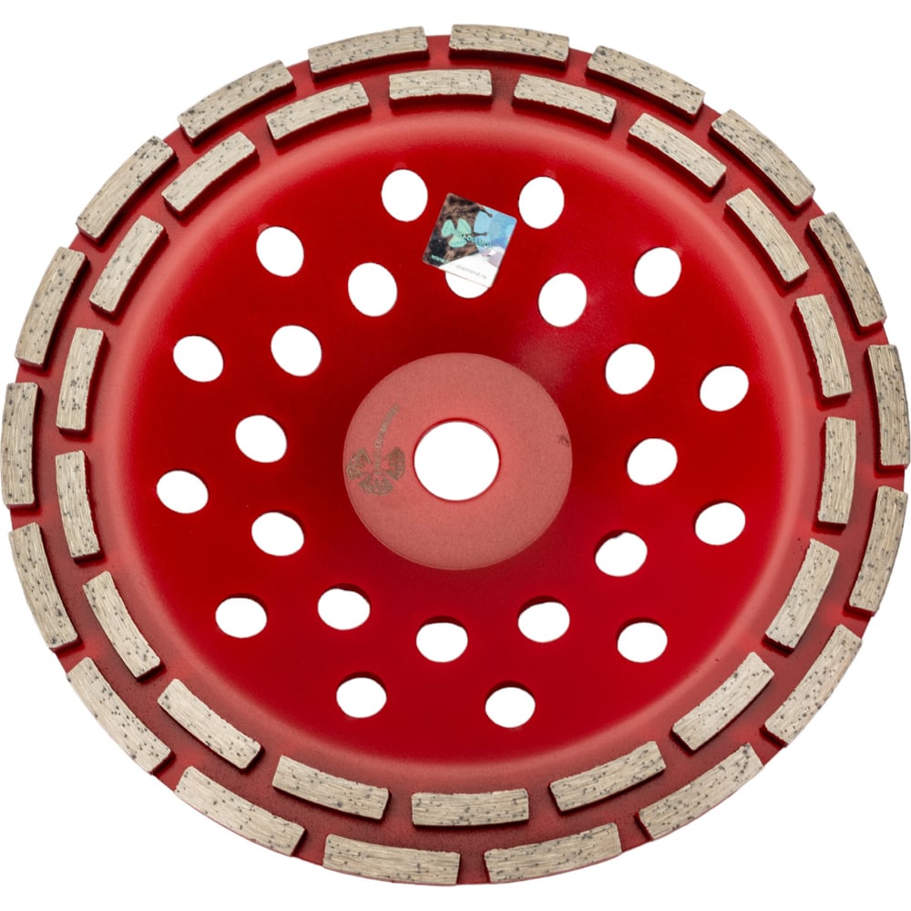 Изображение товара Алмазная сегментная чашка двухрядная 230 мм TRIO-DIAMOND TCW257 для бетона