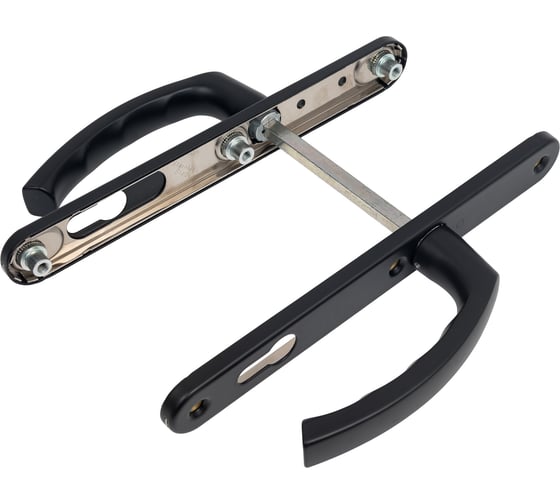 Изображение товара Профильный гарнитур Hoppe 1540/3346 (Liege) PZ92 F9714M черный матовый, Schnellstift, A=67-72 мм 65555