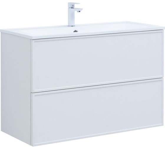 Изображение товара Тумба Aquanet Арт 100 белый матовый 313257 00313257