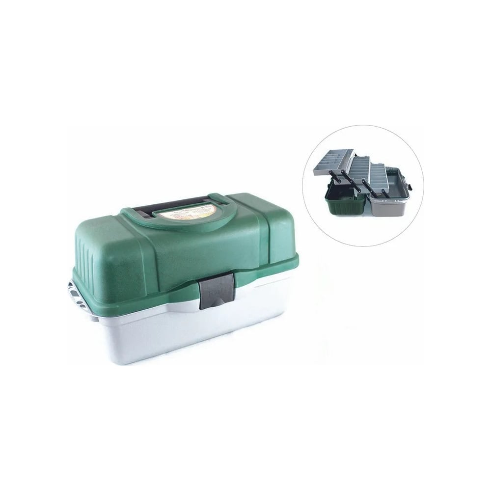 Изображение товара Рыболовный ящик Следопыт с 3-мя подъемными полками PF-BU-T03 для зимней рыбалки