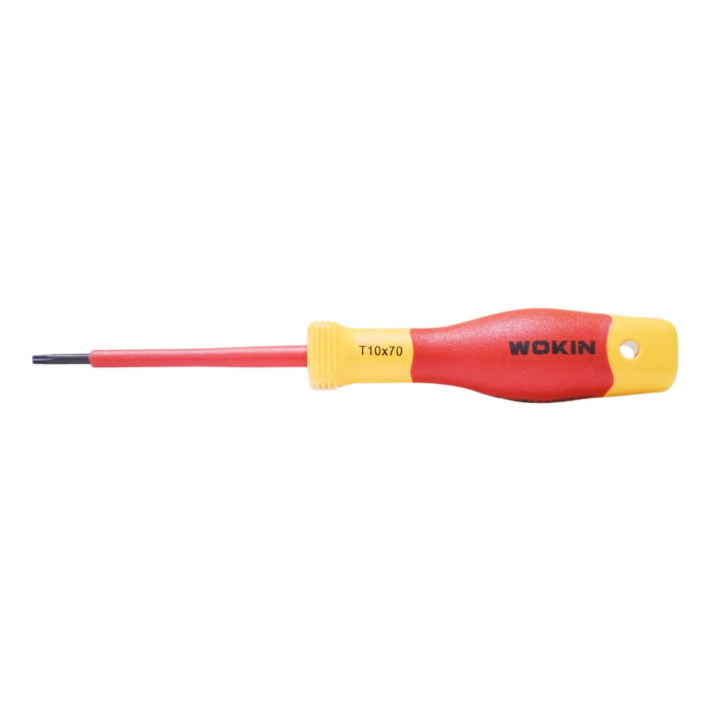 Изображение товара Диэлектрическая отвертка Wokin Torx T10x70 мм профессиональная