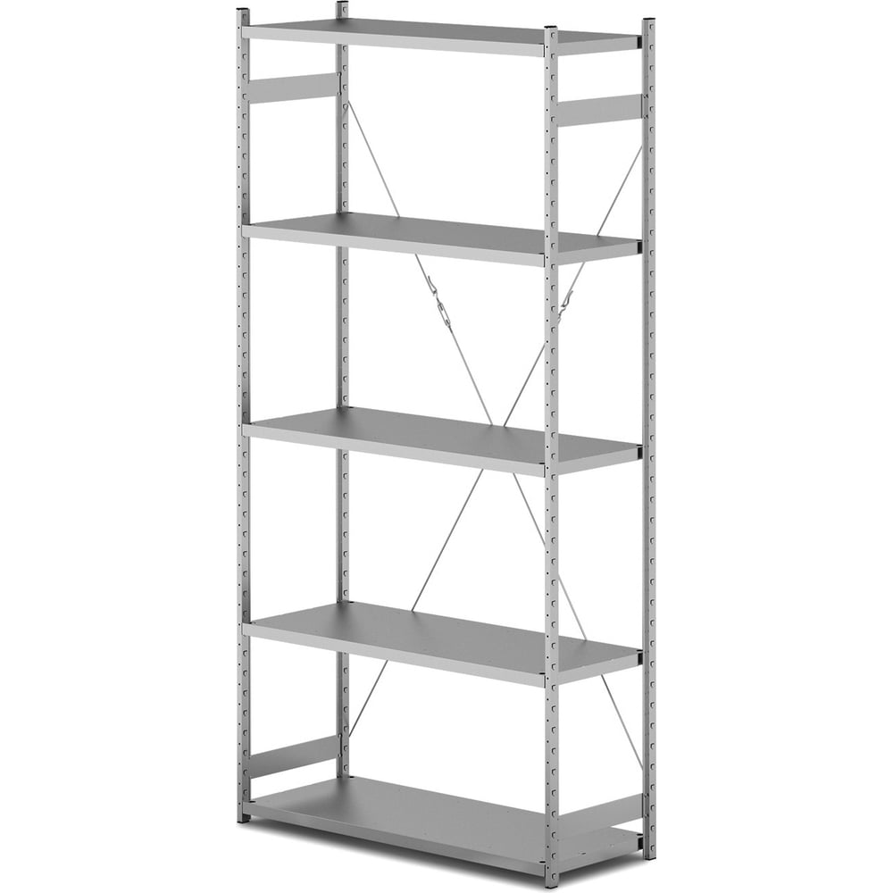 Изображение товара Стеллаж с 5 полками из оцинкованной стали модель KlestO SE205-510