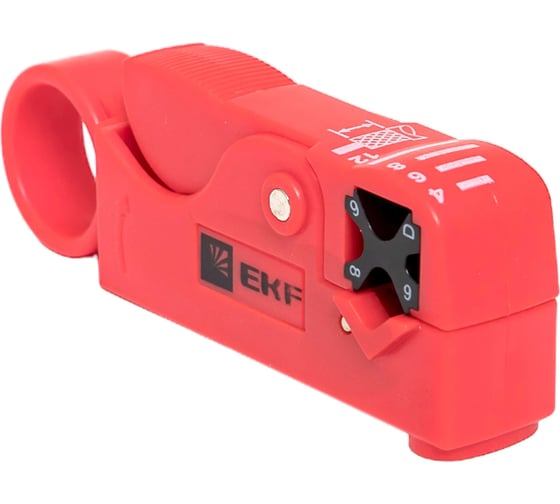 Изображение товара Инструмент для разделки и зачистки коаксиального кабеля EKF TERACOM TRC-S10