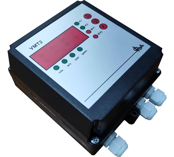 Изображение товара Электронный двухканальный таймер ФЭА в настенном корпусе УМТ2-Н1-Р