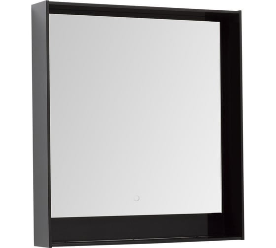 Изображение товара Зеркало Aquanet Милан 80 LED черный глянец 306387 00306387