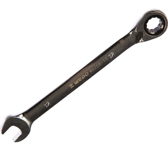 Изображение товара Реверсивный комбинированный ключ с трещоткой 12мм, WEDO WD208-12