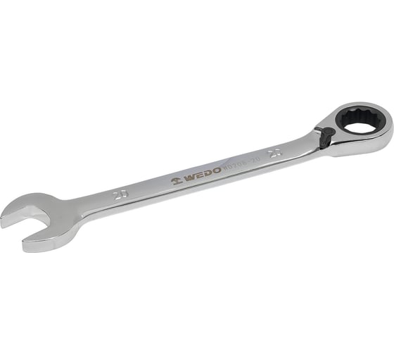 Изображение товара Реверсивный комбинированный ключ с трещоткой 20мм WEDO WD208-20