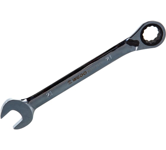 Изображение товара Реверсивный комбинированный ключ с трещоткой 21мм WEDO WD208-21