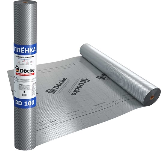 Изображение товара Гидро-пароизоляционная пленка DOCKE BD 100 dӧcke повышенной прочности, 70 кв.м ZMBH-1099