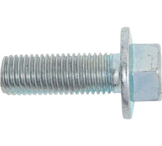 Изображение товара Болт с фланцем ZAMETAL 16x45, 10.9, DIN 6921, цинк, с насечками (уп. 40 шт.) П/Р ZA107854