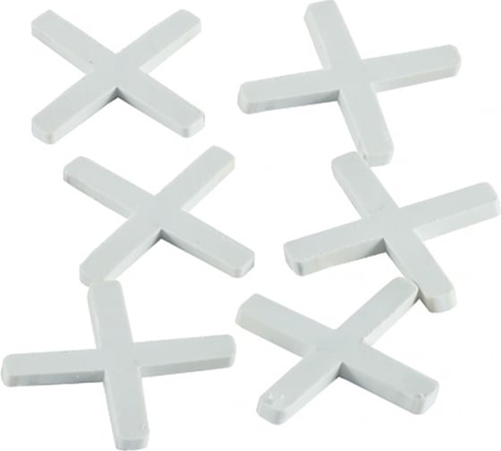 Изображение товара Крестики для кафеля и плитки 4 мм, 100 шт Bohrer 81000040