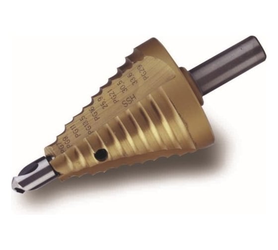 Изображение товара Ступенчатое сверло HSS с 12 размерами (12.5-40.5) CIMCO 201209