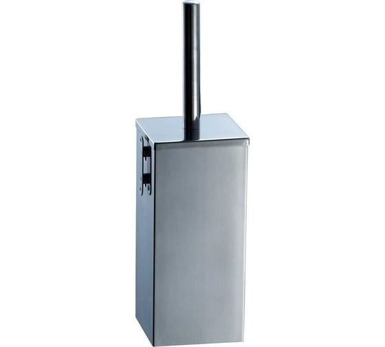 Изображение товара Настенный ершик NOFER квадратный, из нержавеющей стали, глянцевый 09074.B