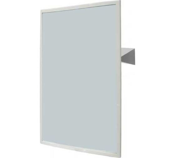 Изображение товара Антивандальное зеркало NOFER 800x600 мм, c регулировкой угла наклона и рамкой из нержавеющей глянцевой стали 08024.B