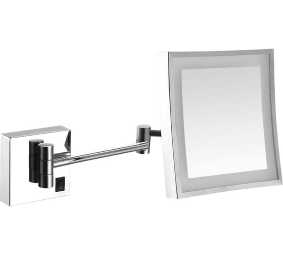 Изображение товара Подвесное зеркало NOFER квадратное, с LED подсветкой 08003.B