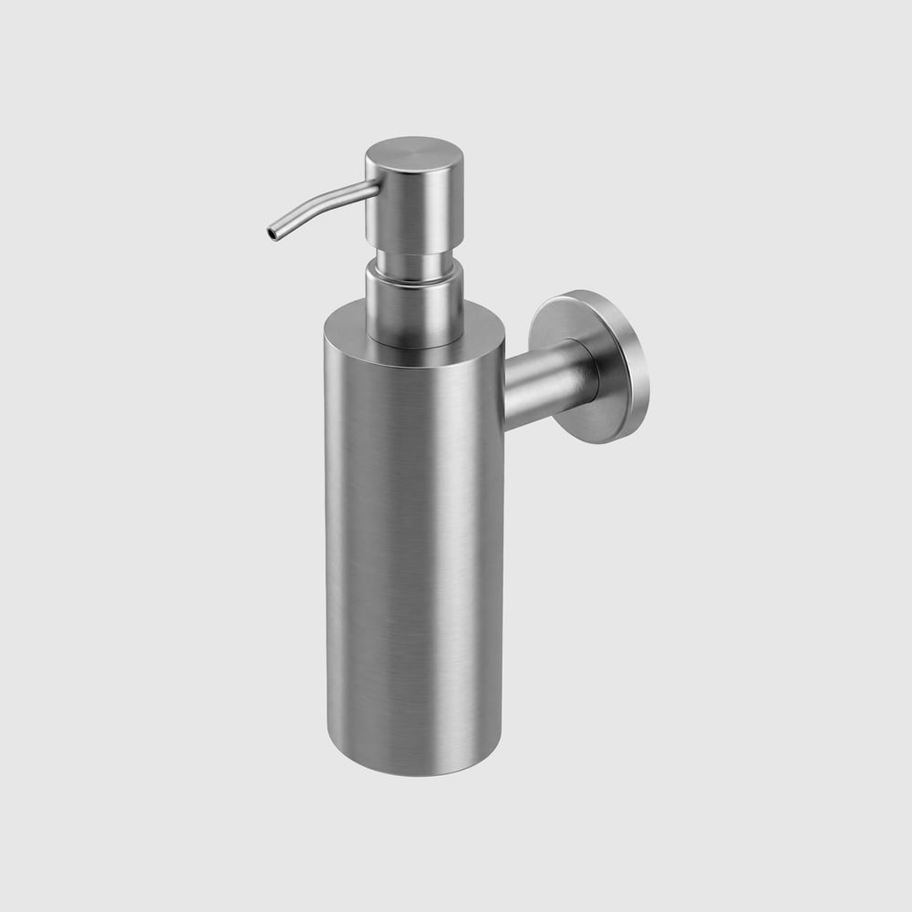 Изображение товара Дозатор для мыла NOFER настенный, бытовой, из нержавеющей стали AISI 304 03047.S